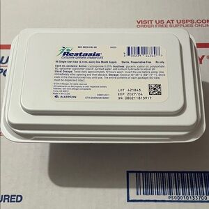 60 Vials Restasis Eye Drops Exp 04/2027
